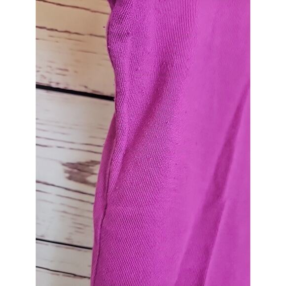 A New Approach A.N.A Purple V-Neck Long Sleeve Pullover Top Women's Size Large - Picture 8 of 9